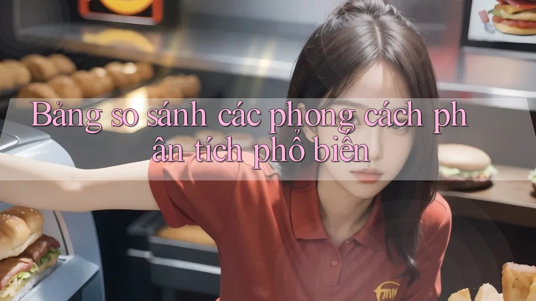 Bảng so sánh các phong cách phân tích phổ biến