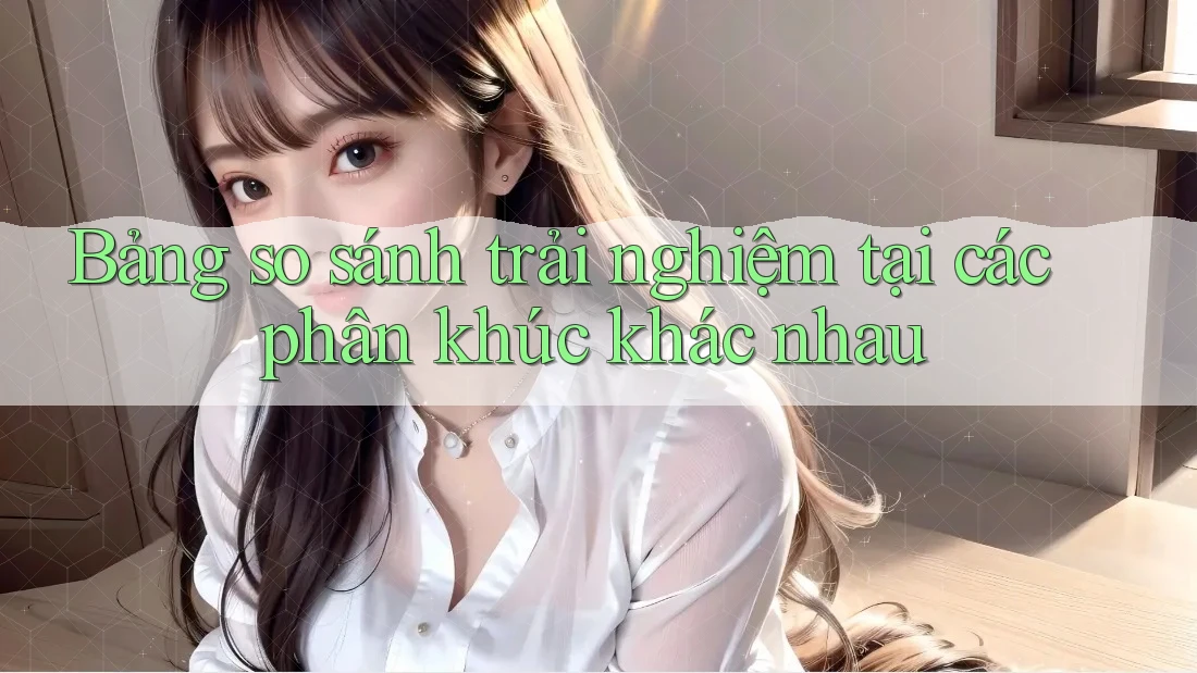Bảng so sánh trải nghiệm tại các phân khúc khác nhau