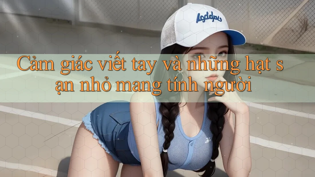 Cảm giác viết tay và những hạt sạn nhỏ mang tính người