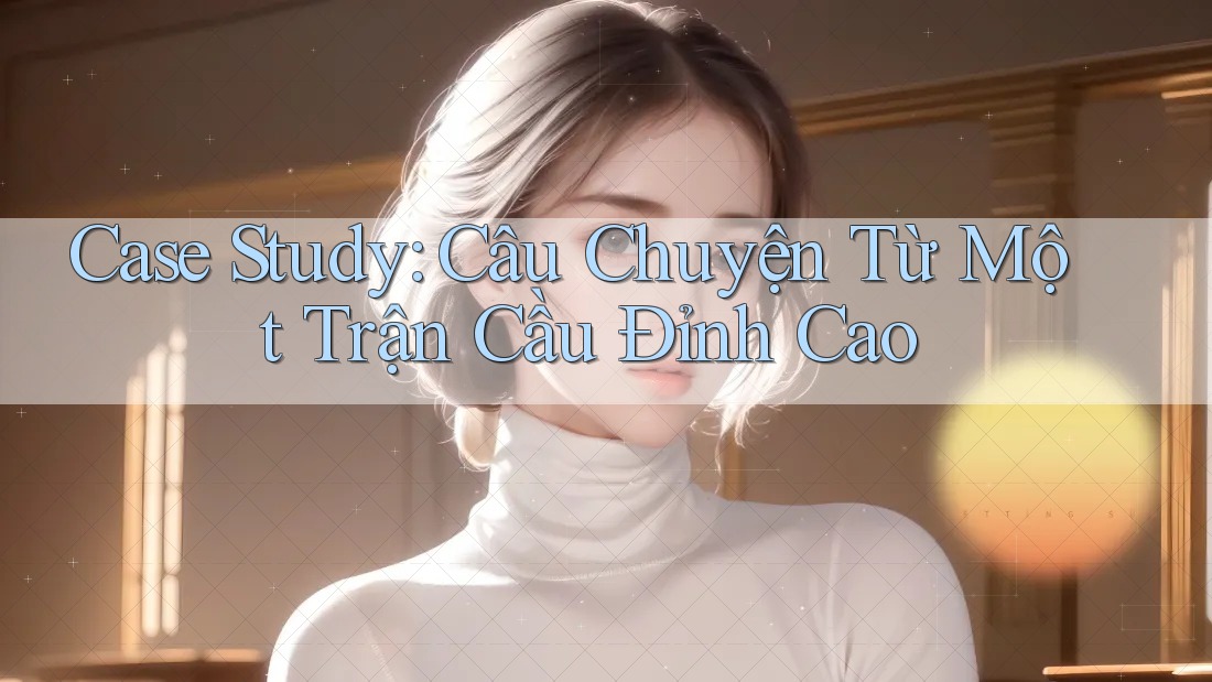 Case Study: Câu Chuyện Từ Một Trận Cầu Đỉnh Cao