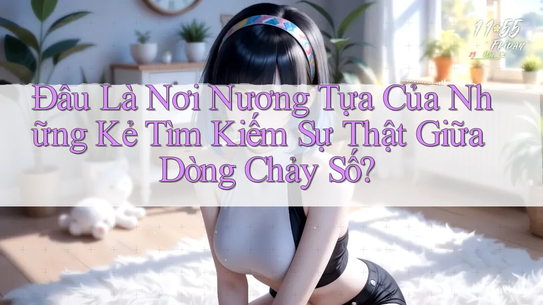 Đâu Là Nơi Nương Tựa Của Những Kẻ Tìm Kiếm Sự Thật Giữa Dòng Chảy Số?