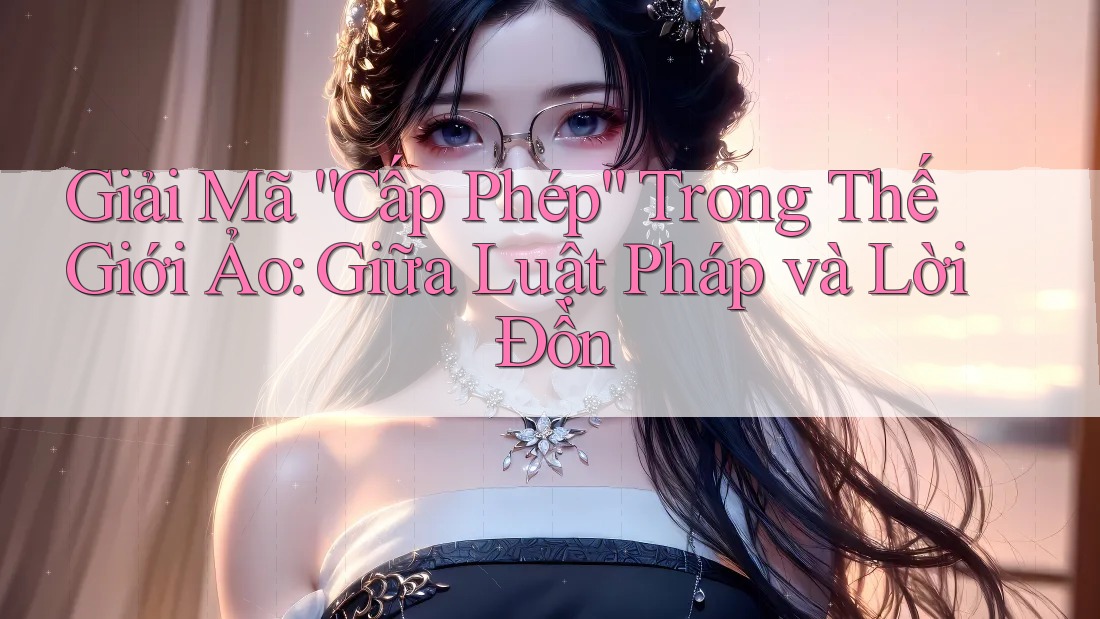 Giải Mã “Cấp Phép” Trong Thế Giới Ảo: Giữa Luật Pháp và Lời Đồn