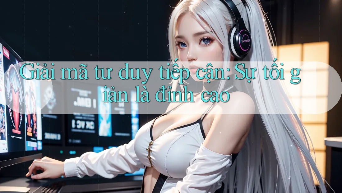 Giải mã tư duy tiếp cận: Sự tối giản là đỉnh cao