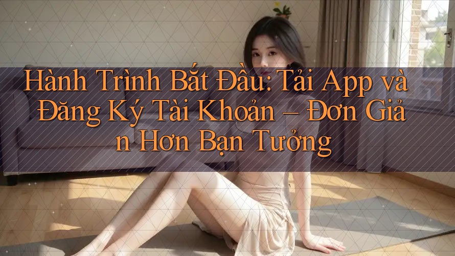 Hành Trình Bắt Đầu: Tải App và Đăng Ký Tài Khoản – Đơn Giản Hơn Bạn Tưởng