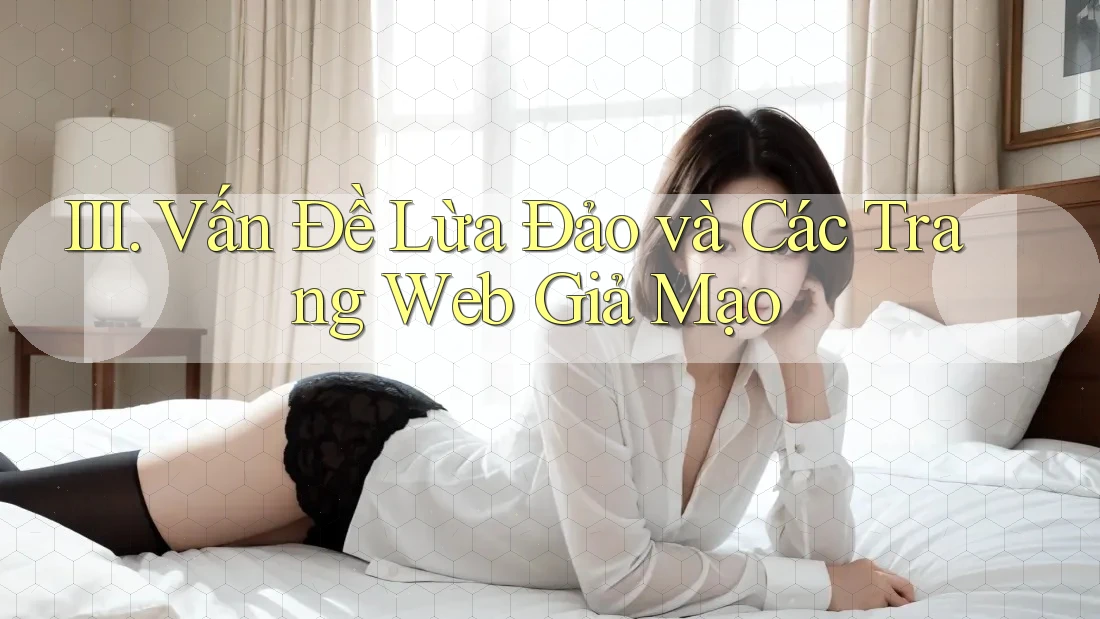 III. Vấn Đề Lừa Đảo và Các Trang Web Giả Mạo
