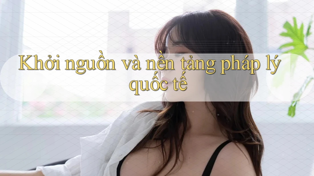 Khởi nguồn và nền tảng pháp lý quốc tế
