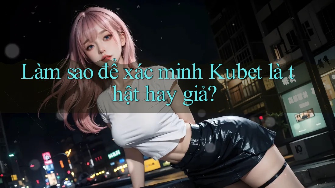 Làm sao để xác minh Kubet là thật hay giả?