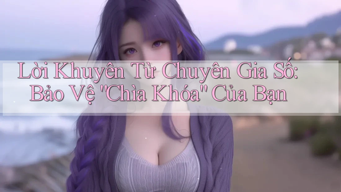 Lời Khuyên Từ Chuyên Gia Số: Bảo Vệ “Chìa Khóa” Của Bạn