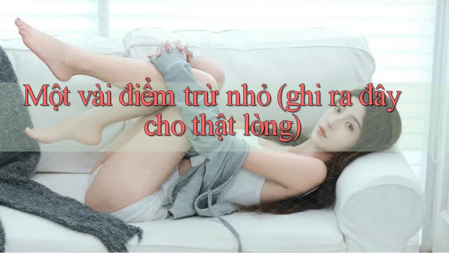 Một vài điểm trừ nhỏ (ghi ra đây cho thật lòng)