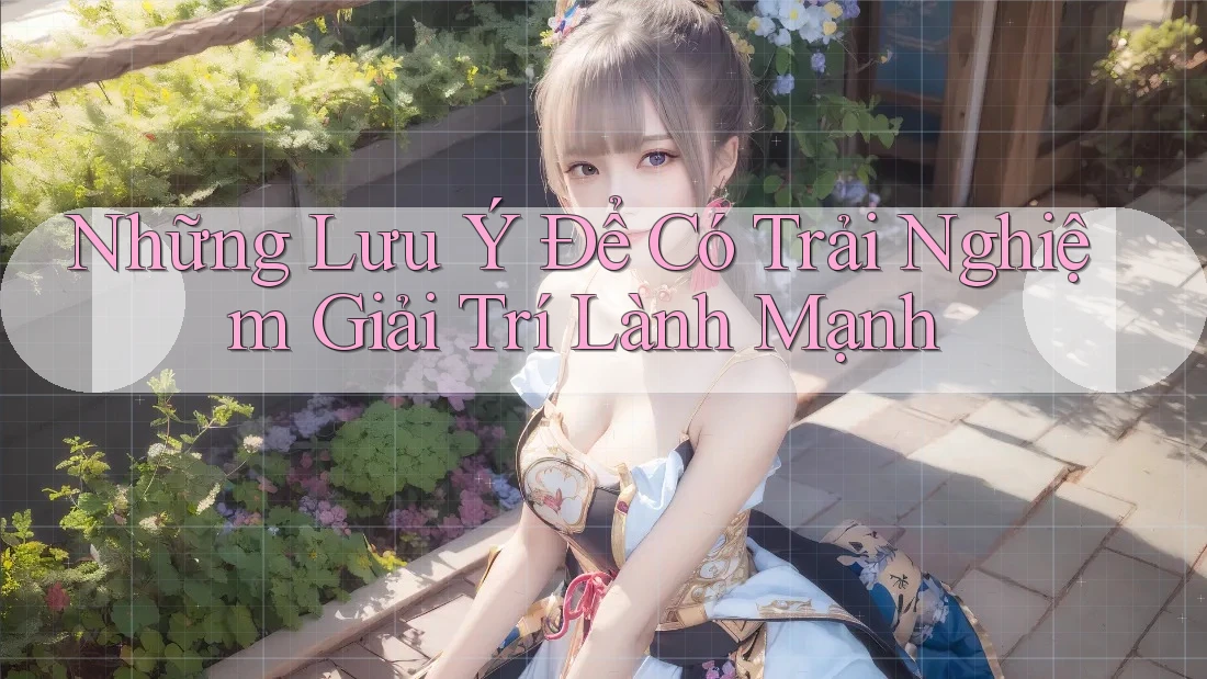 Những lưu ý để có trải nghiệm giải trí lành mạnh