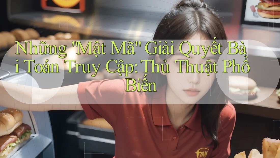 Những “Mật Mã” Giải Quyết Bài Toán Truy Cập: Thủ Thuật Phổ Biến