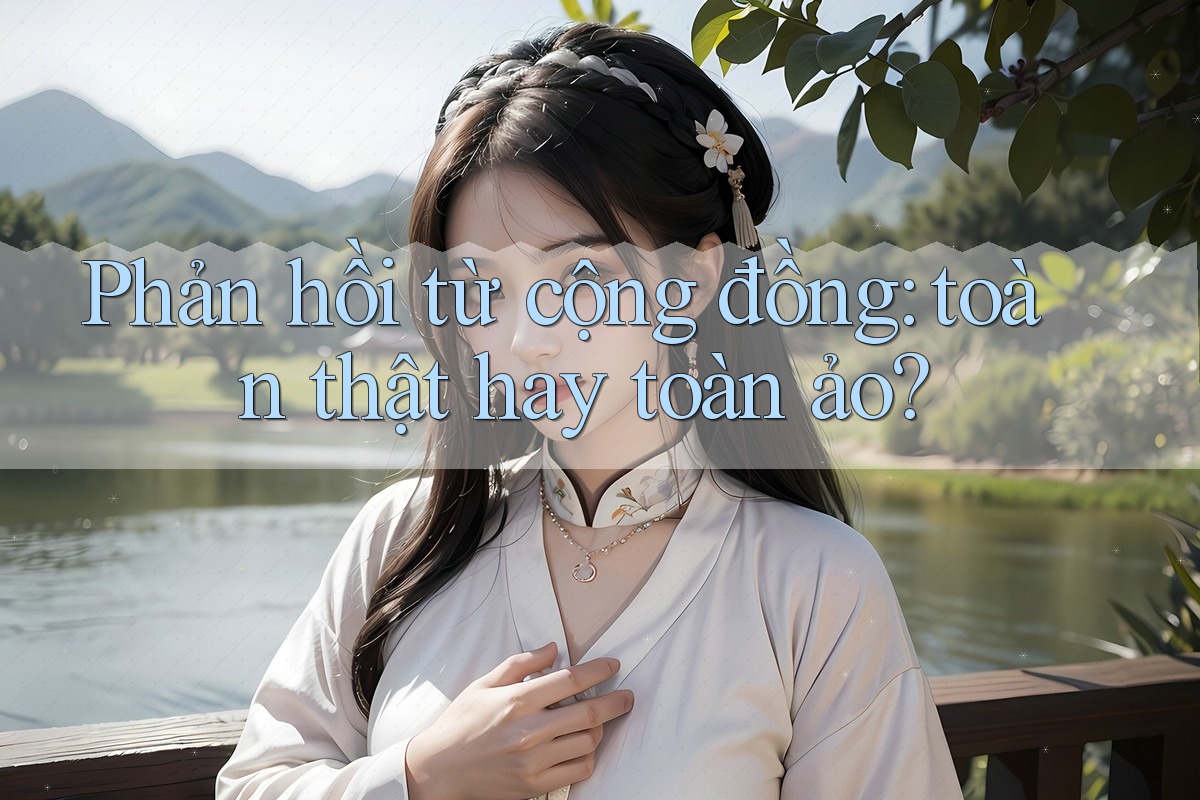 Phản hồi từ cộng đồng: toàn thật hay toàn ảo?