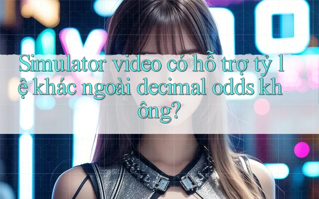Simulator video có hỗ trợ tỷ lệ khác ngoài decimal odds không?