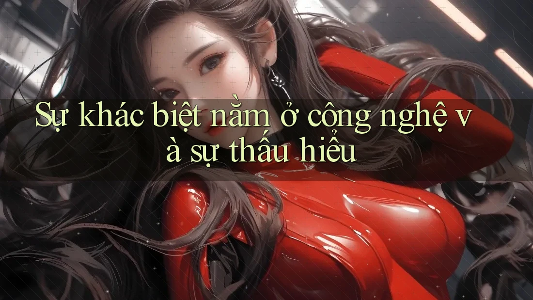 Sự khác biệt nằm ở công nghệ và sự thấu hiểu Sự khác biệt nằm ở công nghệ và sự thấu hiểu