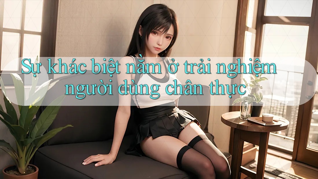 Sự khác biệt nằm ở trải nghiệm người dùng chân thực