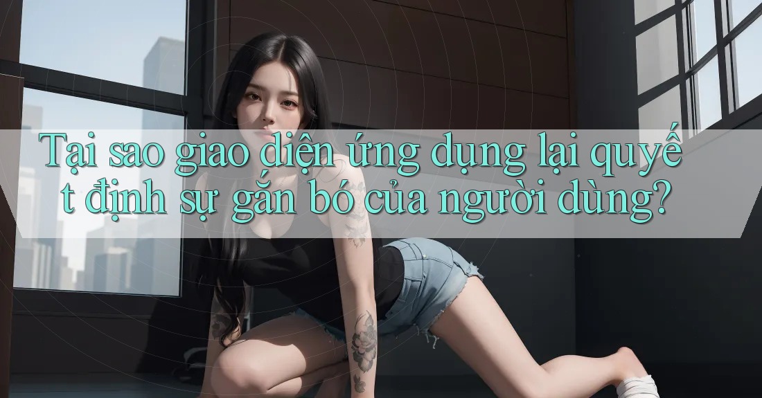 Tại sao giao diện ứng dụng lại quyết định sự gắn bó của người dùng?