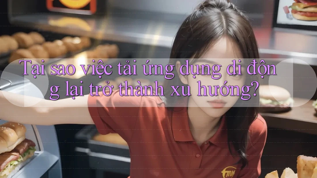 Tại sao việc tải ứng dụng di động lại trở thành xu hướng?
