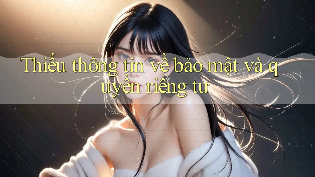 Thiếu thông tin về bảo mật và quyền riêng tư