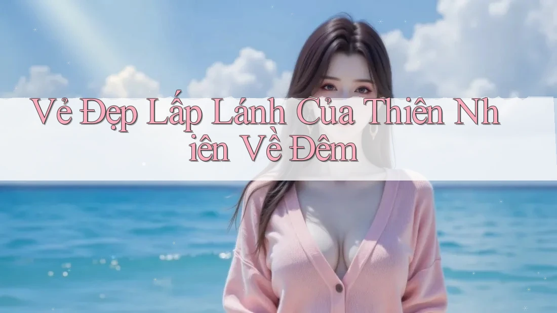 Vẻ Đẹp Lấp Lánh Của Thiên Nhiên Về Đêm